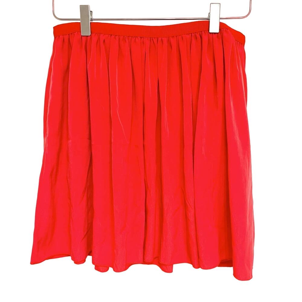 WILLOW & CLAY Red Swing Mini Skirt Short Summer Casual Flowy Size 2